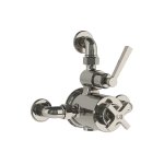 Lefroy Brooks Mackintosh Bateria termostatyczna natryskowa z zaworem ciśnieniowym na jednodrożna Silver Nickel ML8725NK
