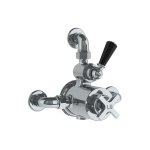 Lefroy Brooks Mackintosh Bateria termostatyczna natryskowa z zaworem ciśnieniowym na jednodrożna Chrom MK8725CP