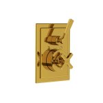 Lefroy Brooks Mackintosh Bateria termostatyczna natryskowa podtynkowa Polished Brass MK8706PB