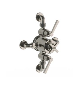 Lefroy Brooks Mackintosh Bateria termostatyczna natryskowa ścienna 2-drożna Silver Nickel ML8746NK