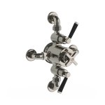 Lefroy Brooks Mackintosh Bateria termostatyczna natryskowa ścienna 2-drożna Silver Nickel MB8746NK