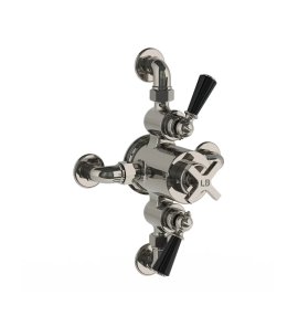 Lefroy Brooks Mackintosh Bateria termostatyczna natryskowa ścienna 2-drożna Silver Nickel MK8746NK