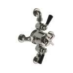 Lefroy Brooks Mackintosh Bateria termostatyczna natryskowa ścienna 2-drożna Silver Nickel MK8746NK