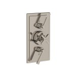 Lefroy Brooks Mackintosh Bateria termostatyczna natryskowa podtynkowa 2-drożna Silver Nickel MK8736NK