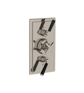 Lefroy Brooks Mackintosh Bateria termostatyczna natryskowa podtynkowa 2-drożna Silver Nickel MB8736NK