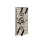 Lefroy Brooks Mackintosh Bateria termostatyczna natryskowa podtynkowa 2-drożna Silver Nickel MB8736NK