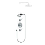 Lefroy Brooks Mackintosh Bateria natryskowa termostatyczna ze słuchawką prysznicową Chrom MK8803CP