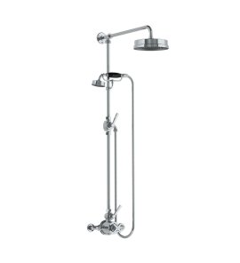 Lefroy Brooks Mackintosh Bateria natryskowa termostatyczna 2-otworowa z deszczownicą Ø 197 mm Chrom ML8704CP
