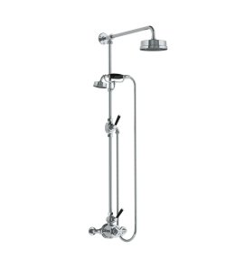 Lefroy Brooks Mackintosh Bateria natryskowa termostatyczna 2-otworowa z deszczownicą Ø 154 mm Chrom MB8703CP