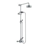 Lefroy Brooks Mackintosh Bateria natryskowa termostatyczna 2-otworowa z deszczownicą Ø 154 mm Chrom MB8703CP