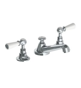 Lefroy Taps Bateria umywalkowa 3-otworowa z korkiem klik-klak Chrom WL1220CR