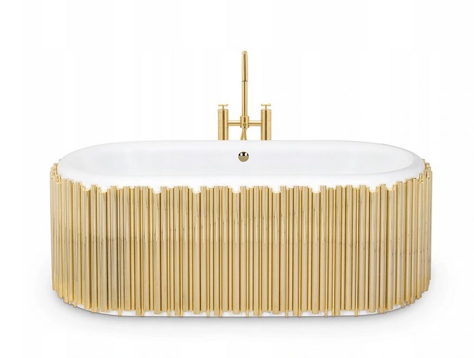 Maison Valentina Symphony Wanna wolnostojąca 185x91 cm biały 5903981694709