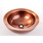 Umywalka Cobre Miedziana Nablatowa 40 cm SLUN-006.40