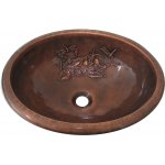 Umywalka Cobre Miedziana wpuszczana w blat 43 cm SLZOW-010.43