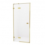 New Trendy Avexa Gold Drzwi wnękowe lewe 100x200 cm Złoty szczotkowany EXK-1718