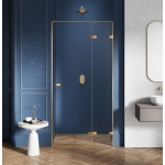 New Trendy Avexa Gold Drzwi wnękowe prawe 90x200 cm Złoty szczotkowany EXK-1717