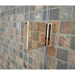     New Trendy Avexa Kabina prysznicowa 110x200 gold shine EXK-1814 WYPRZEDAŻ EKSPOZYCJI!!