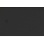 New Trendy Mori Brodzik prostokątny 100x80x3 cm czarny B-0403