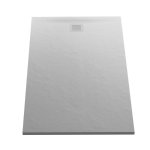New Trendy Mori Brodzik prostokątny 100x90x3 cm szary B-0397