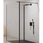 New Trendy New Modus Black Ścianka Prysznicowa Walk-In 80x200 cm czarna EXK-0078