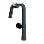 Newform Alkimia Bateria kuchenna z funkcją wody gazowanej brushed gunmetal pvd 73300.59.064