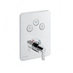 Newform Blink Chic Bateria prysznicowa termostatyczna podtynkowa z trzema wyjściami część zewnętrzna chrom 70418E.21.018