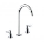 Newform Blink Chic Bateria umywalkowa 3-otworowa z wysoką wylewką chrom 71002.21.018