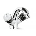 Newform Deluxe Bateria bidetowa jednootworowa z korkiem chrom 68035.21.018