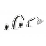 Newform Deluxe Bateria wannowa 4-otworowa na brzeg wanny chrom 68082C.21.018