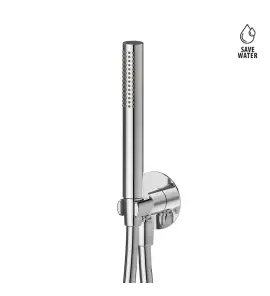 Newform O\'Rama Zestaw prysznicowy ze słuchawką, wężem i uchwytem ścienny chrom 862.21.018