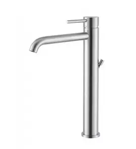 Newform X-Steel 316 Bateria umywalkowa jednouchwytowa wysoka z korkiem stal nierdzewna 69613X.50.050