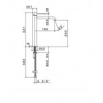 Newform X-Steel 316 Bateria umywalkowa jednouchwytowa wysoka stal nierdzewna 69615X.50.050