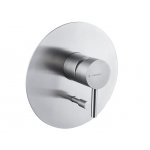 Newform X-Steel 316 Bateria prysznicowa jednouchwytowa podtynkowa z dwoma wyjściami część zewnętrzna stal nierdzewna 69670EX.50.050