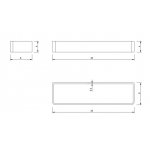 Nic Design Asta Wieszak na ręczniki 30 cm stal polerowana 008574
