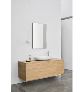 Nic Design Milk Lavabo Umywalka nablatowa 66x42 biały połysk 001305.001