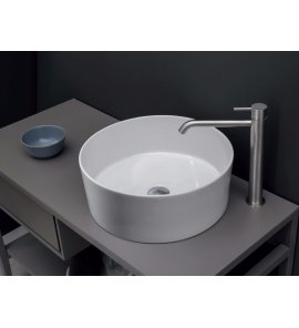 NIC Design Ovvio Umywalka nablatowa Ø42 cm Vaso Biały 001451.001