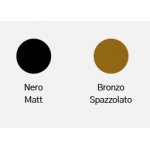 NIC Design Safka ścienna z lustrem 105x50 czarny mat 012791.064