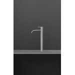 NIC Design Solo Bateria umywalkowa jednootworowa wysoka polished steel NC.SO0017