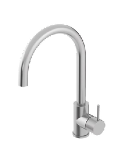 Oioli LIFE 25L Bateria zlewozmywakowa jednouchwytowa 1-otworowa Brushed stainless steel 25945L