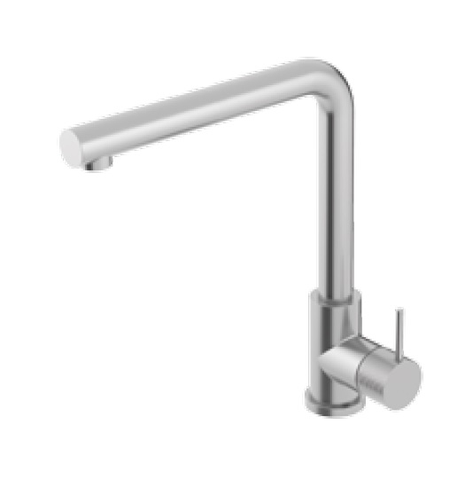 Oioli LIFE 25L Bateria zlewozmywakowa jednouchwytowa 1-otworowa Brushed stainless steel 25946L