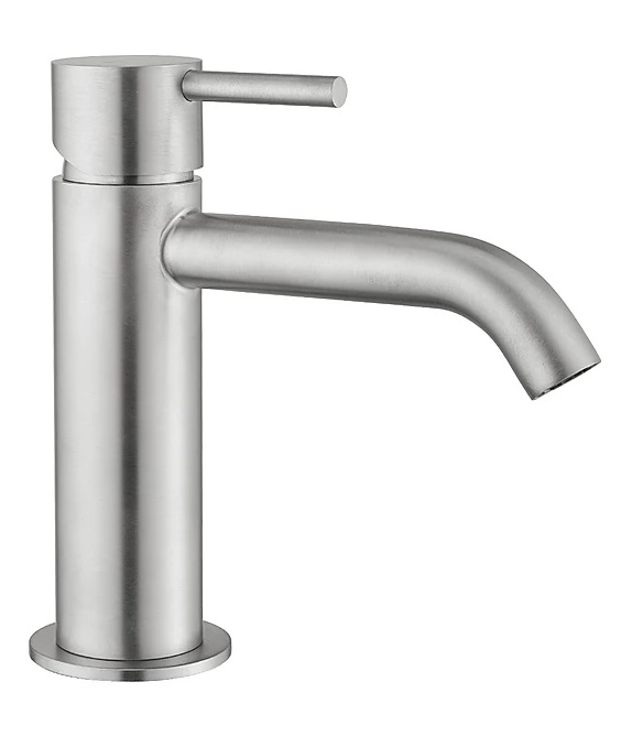 Oioli LIFE Bateria umywalkowa jednouchwytowa Brushed stainless steel 25900