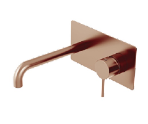 Oioli LIFE Bateria umywalkowa podtynkowa jednouchwytowa Copper PVD 25902-PVD05