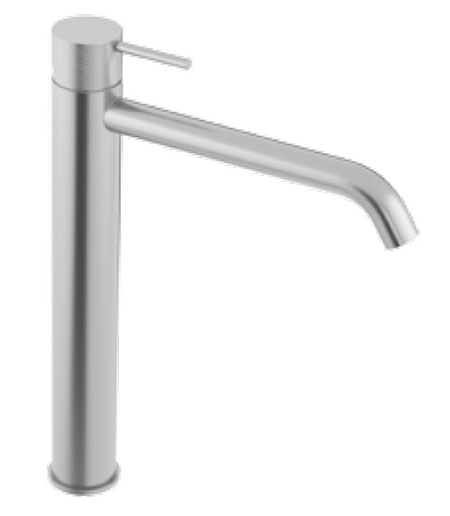 Oioli LIFE 25L Bateria umywalkowa jednouchwytowa Brushed stainless steel 25904L