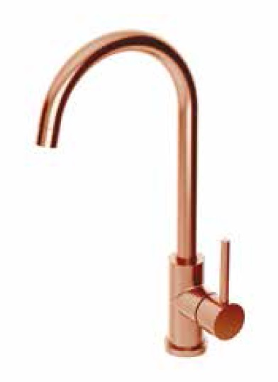 Oioli LIFE 25Z Bateria zlewozmywakowa jednouchwytowa 1-otworowa Copper PVD 25945Z-PVD05