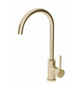 Oioli LIFE Bateria zlewozmywakowa jednouchwytowa 1-otworowa Champagne PVD 25945-PVD88