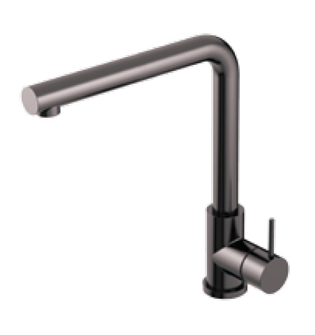 Oioli LIFE Bateria zlewozmywakowa jednouchwytowa 1-otworowa Gunmetal PVD 25946-PVD51