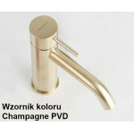 Oioli LIFE Bateria zlewozmywakowa jednouchwytowa 1-otworowa Champagne PVD 25947-PVD88