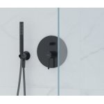    Oltens Molle Bateria wannowo-prysznicowa podtynkowa czarny mat 34100300