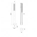    Oltens Sog Słuchawka prysznicowa chrom 37103100