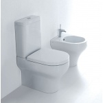 Olympia Ceramica Clear Miska do kompaktu 62x36 biały CLE130301